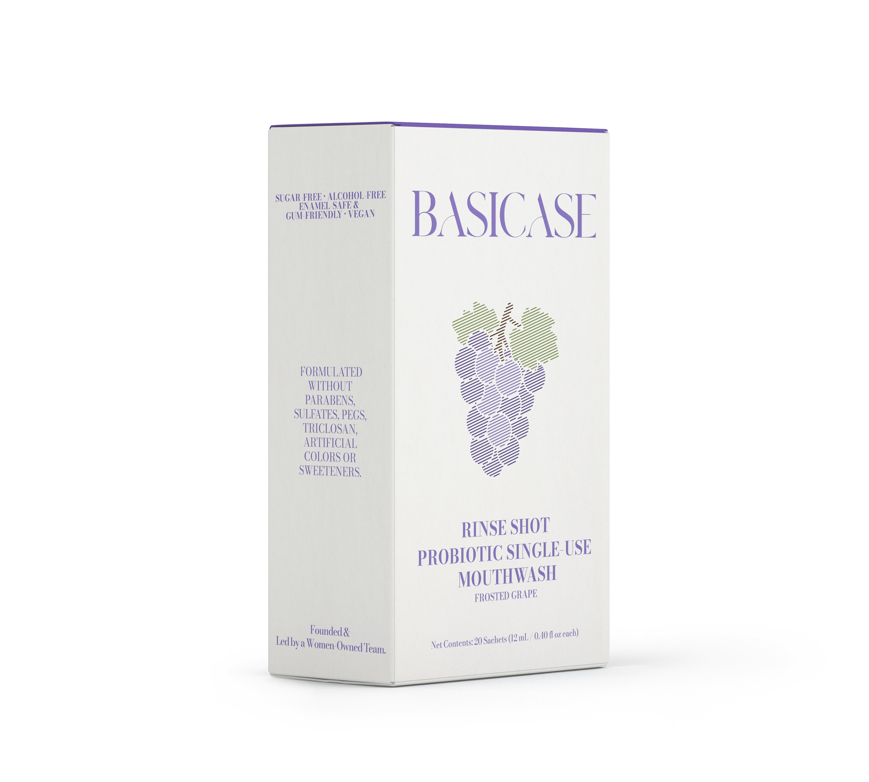 Probiotic Single-Use Mouthwash -- Frosted Grape